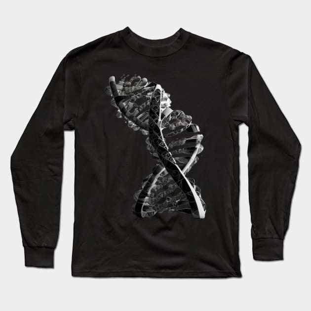 ADN Style Long Sleeve T-Shirt by Crazy skull